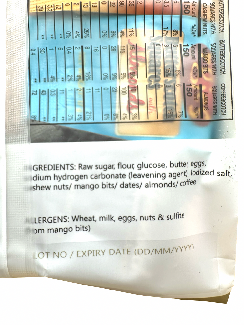 RGIES - Butterscotch Squares Assorted -  175 G