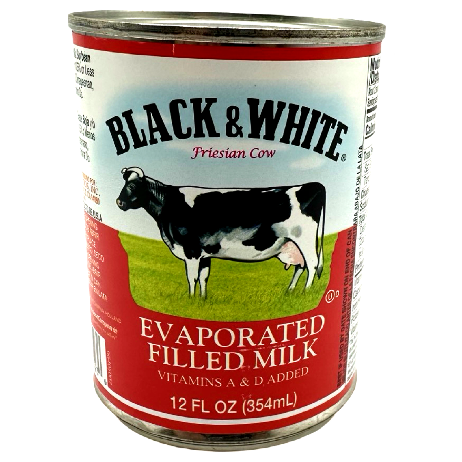 Black & White - Evaporated Filled Milk - 12 FL OZ