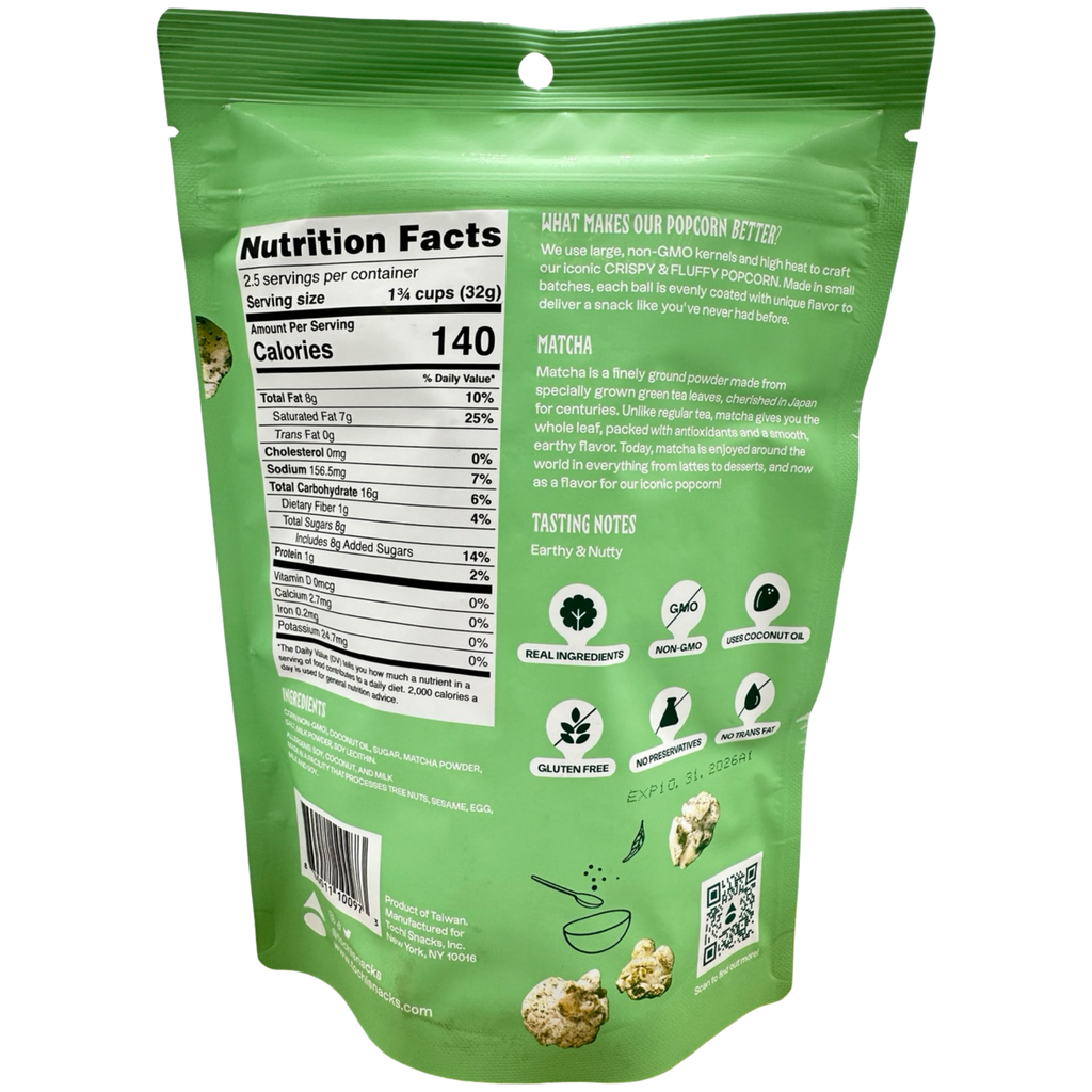 Tochi - Popcorn Matcha - 1.76 OZ