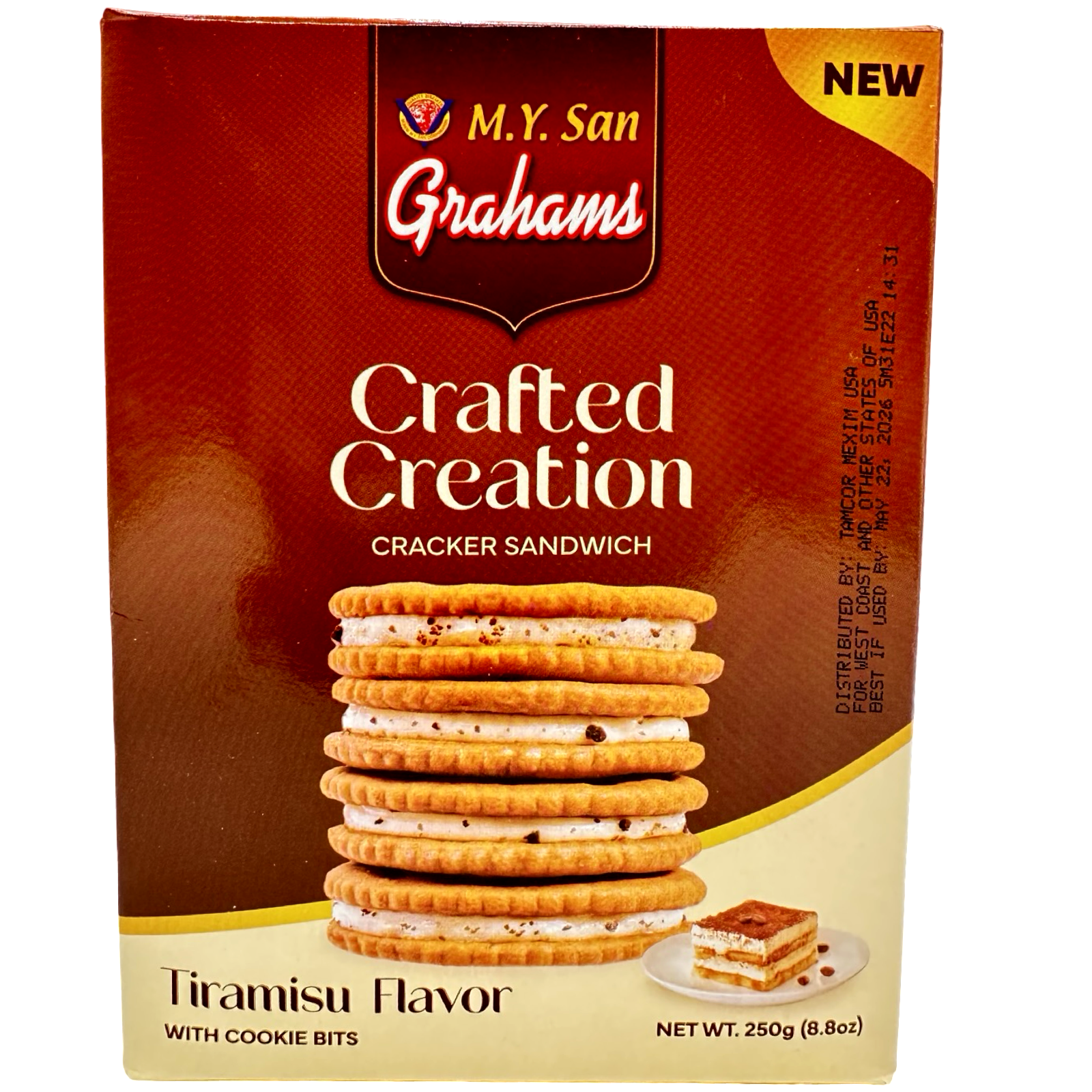 M.Y. San - Grahams - Tiramisu - 10 Single Packs - 250 G