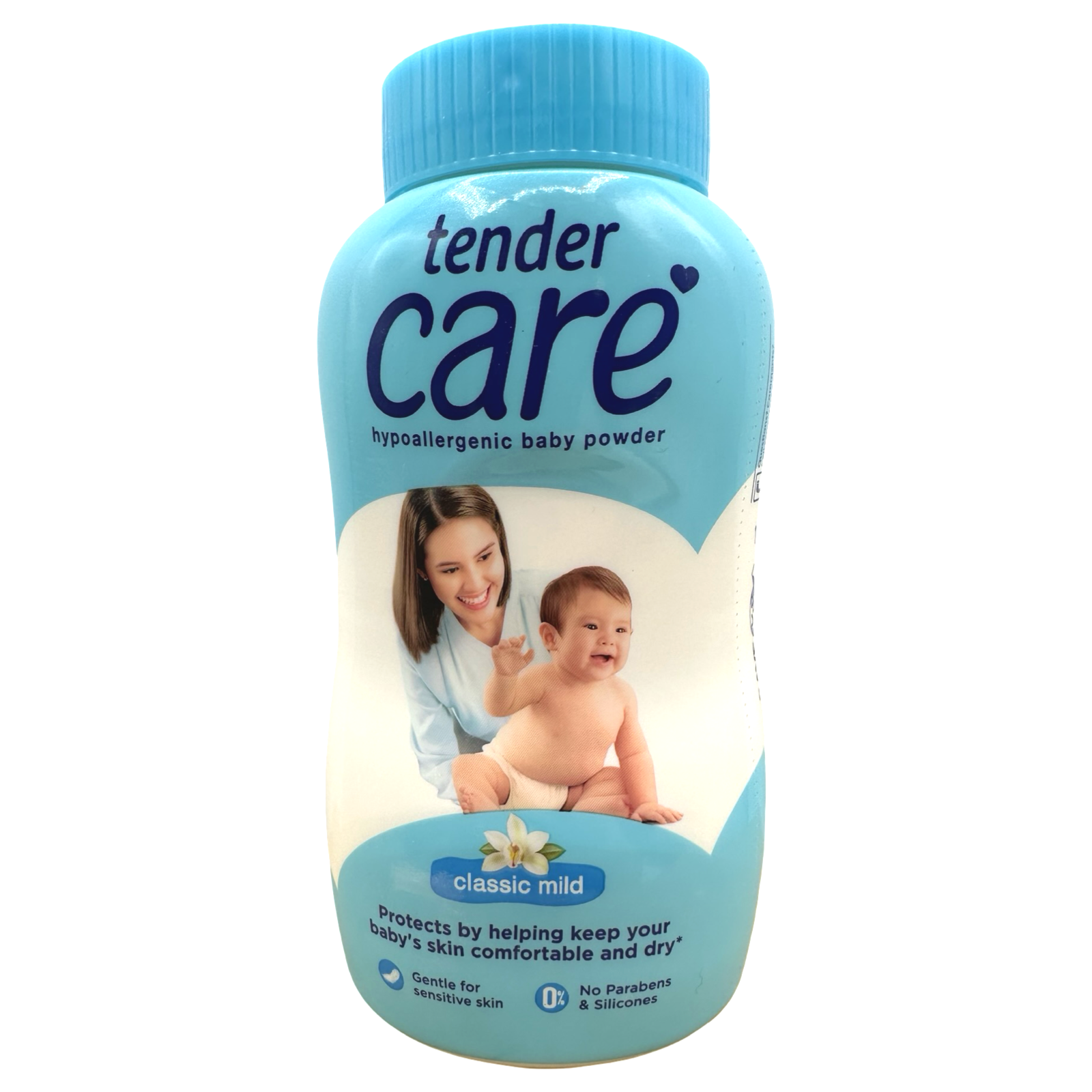 Tender Care - Blue - Classic Mild - Hypo-Allergenic Baby Powder - 100 G