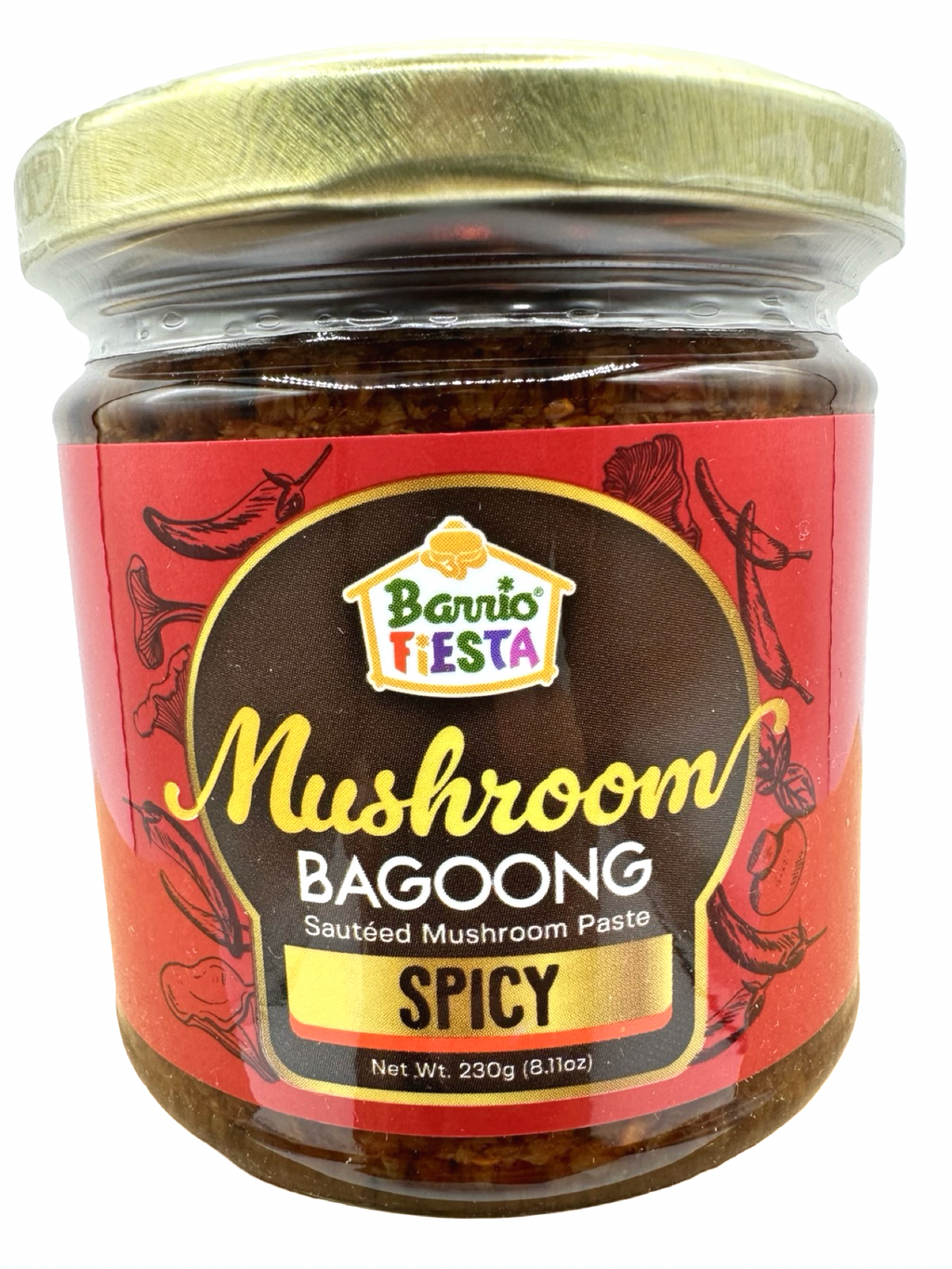 Barrio Fiesta - Mushroom Bagoong - Spicy - 230 G