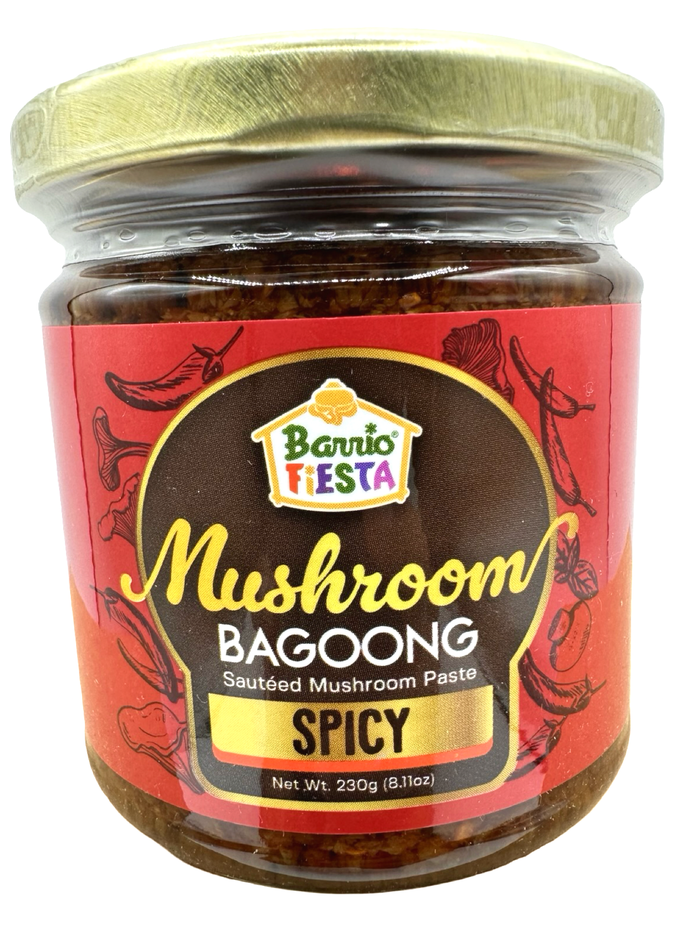 Barrio Fiesta - Mushroom Bagoong - Spicy - 230 G