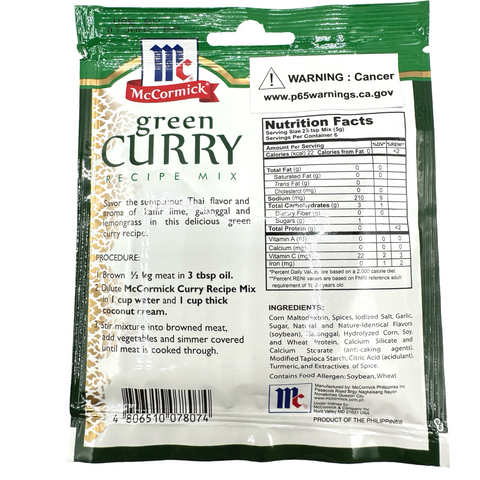 McCormick Mix Curry Green 30 G