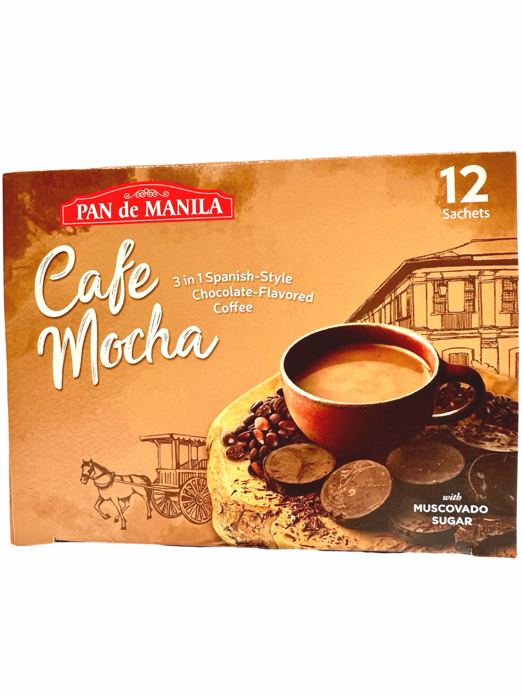 Pan de Manila Cafe Mocha 3-in-1 Instant Mix - 12 sachets