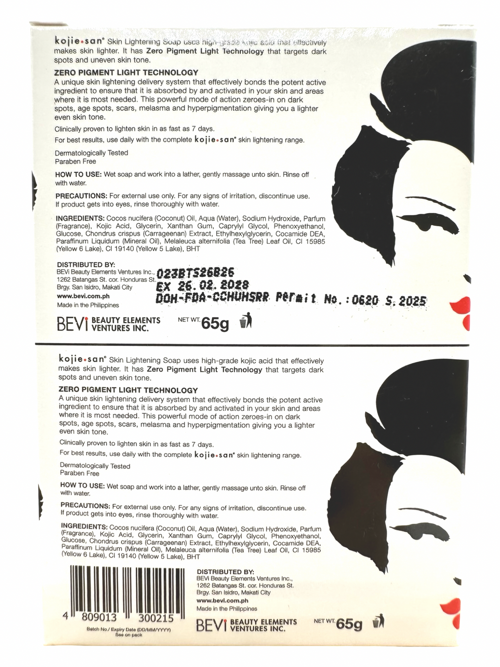 Kojie San Skin Lightening Soap (Classic) - 2x65g