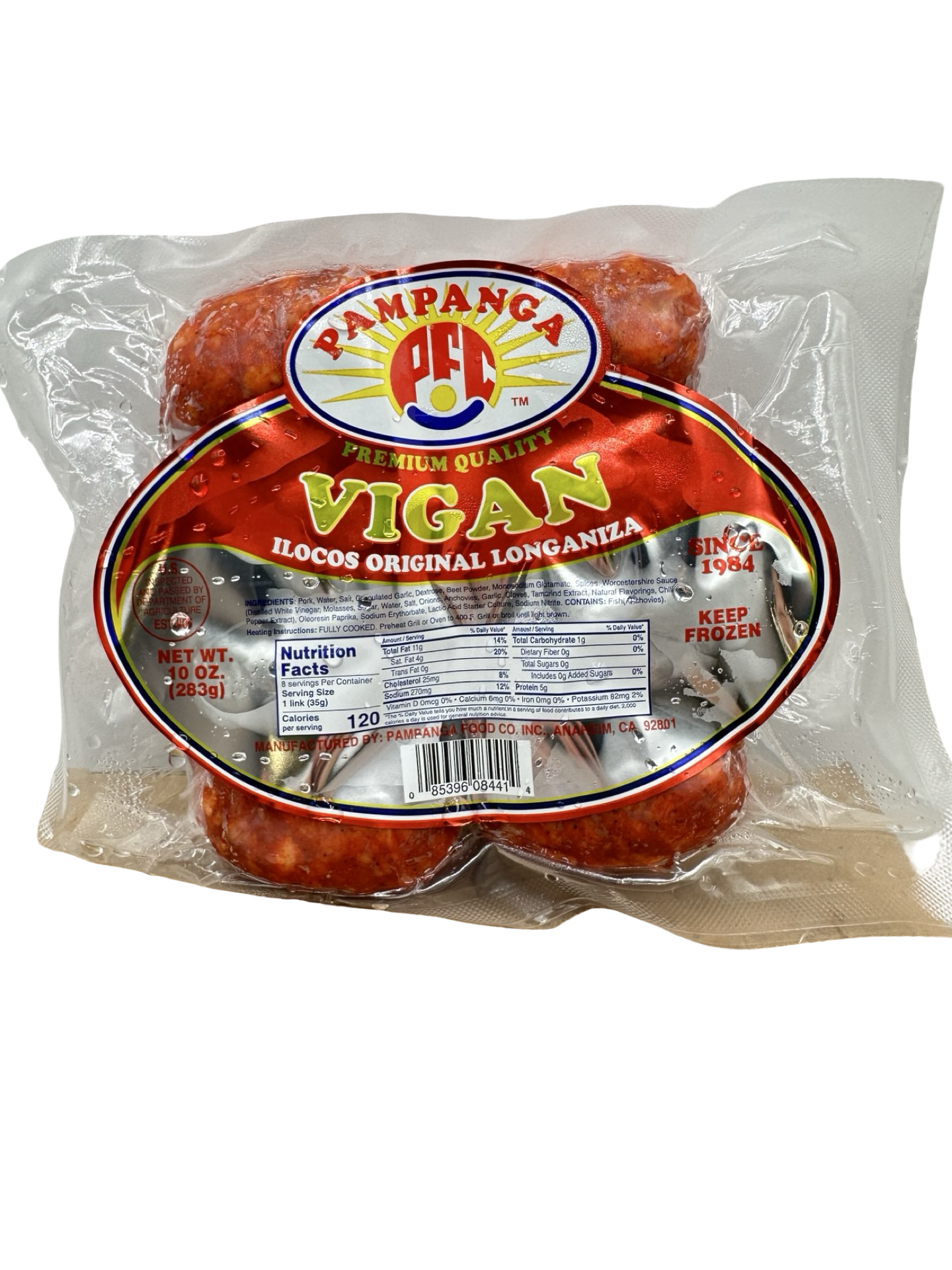 Pampanga - Vigan Longanisa - 12oz
