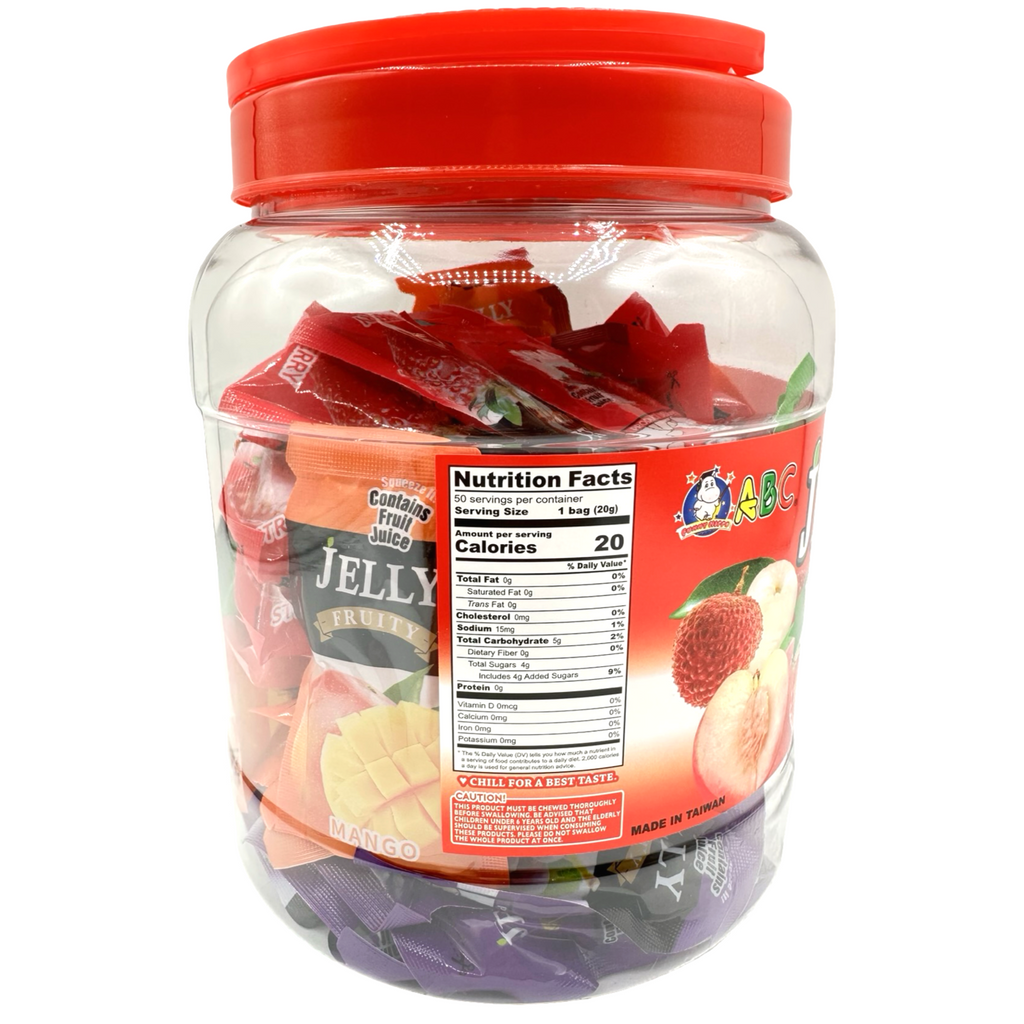 ABC Coconut Jelly Pocket Assorted - 35.27 oz