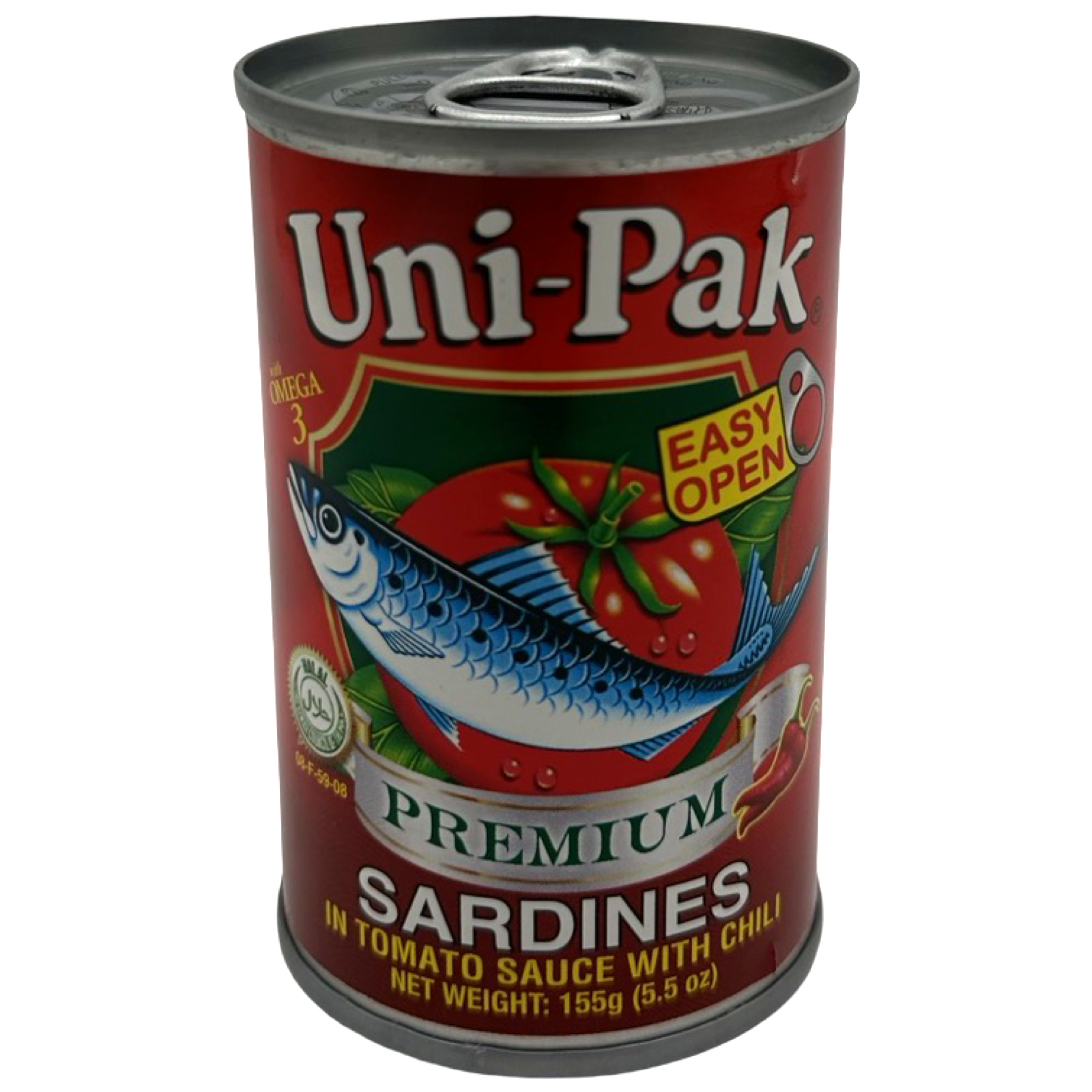 Unipak - Sardines in Tomato Sauce w/ Chili - 155g