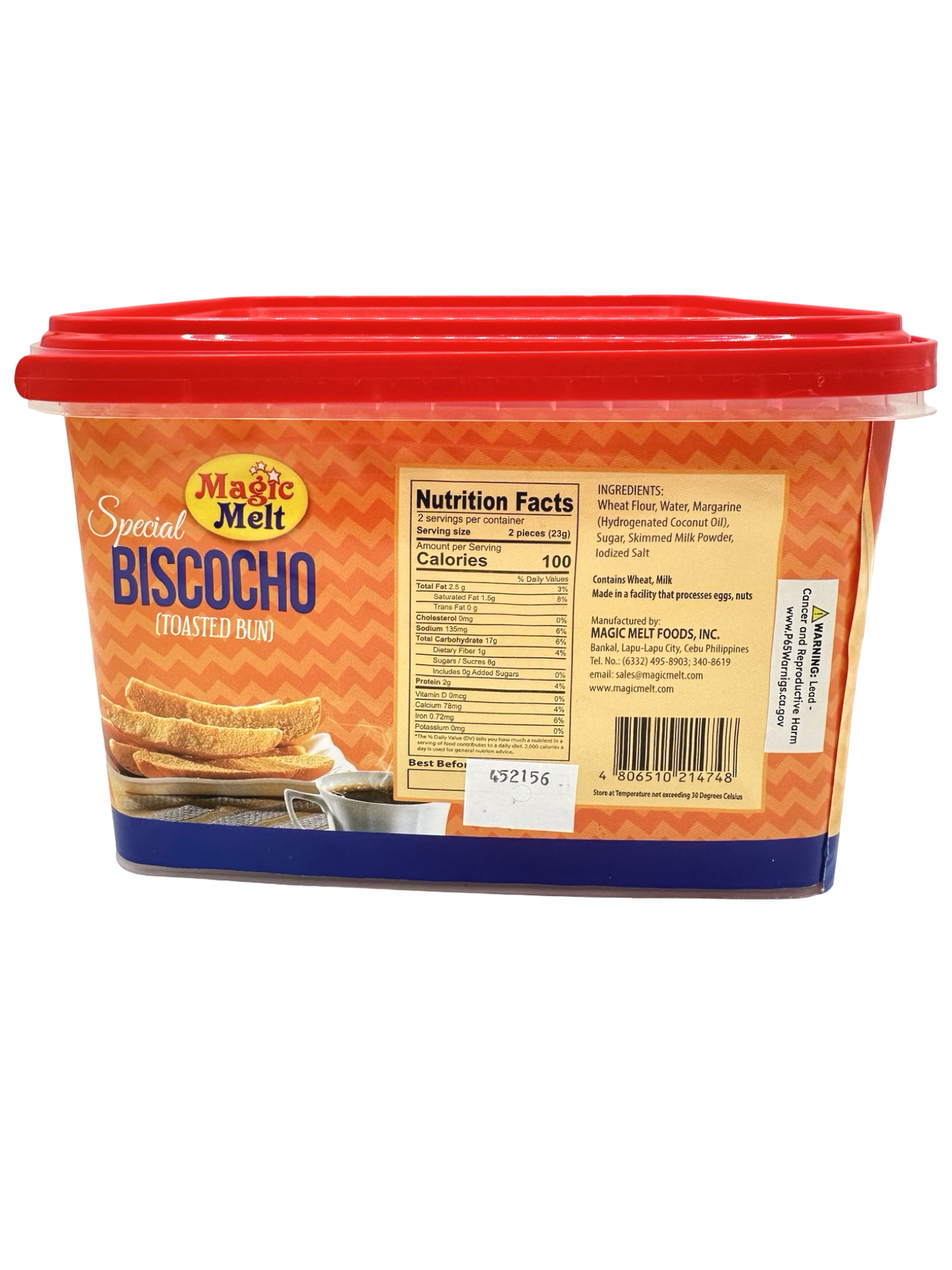Magic Melt - Biscocho Tub - 200 G