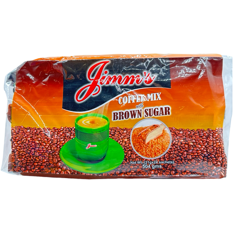 Jimm's - 3in1 Coffee Mix with Brown Sugar - 24 Sachets - 21 G