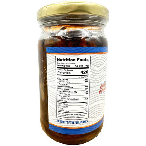 Sarangani Bay - Premium Dried Pusit in Olive Oil – Spicy - 220 G