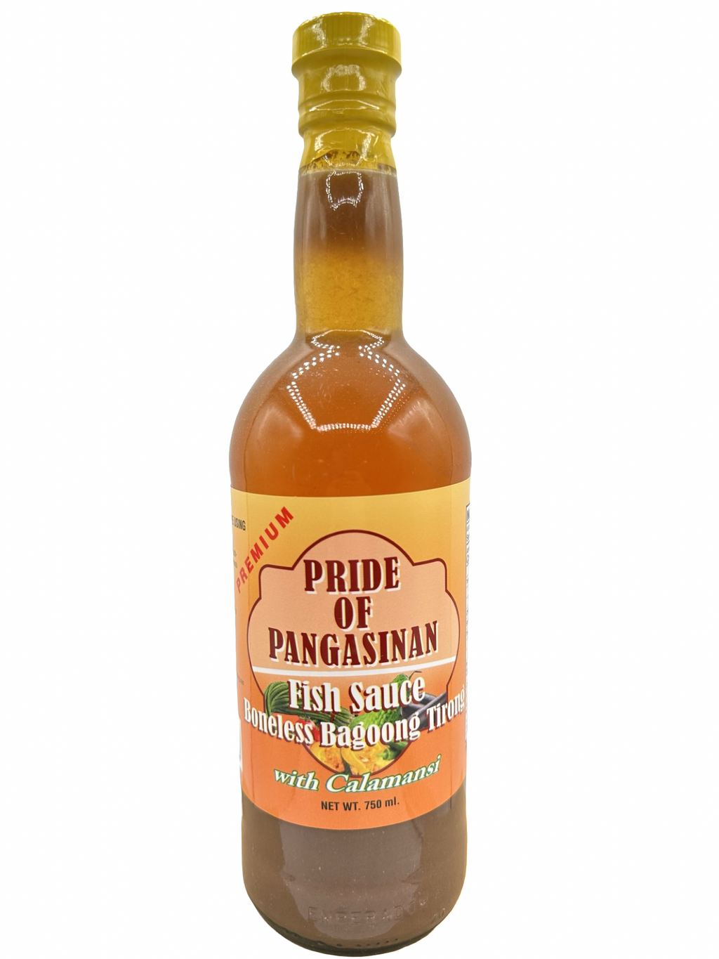 Pride of Pangasinan - Fish Sauce - Boneless Bagoong Tirong with Calamansi - 750 ML
