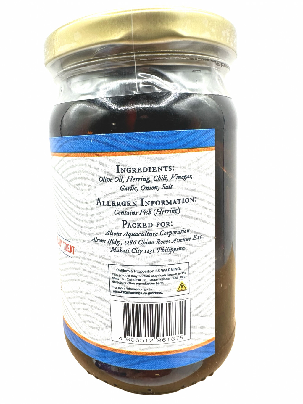 Sarangani Bay -  Gourmet Tuyo in Olive Oil - Spicy - 220g