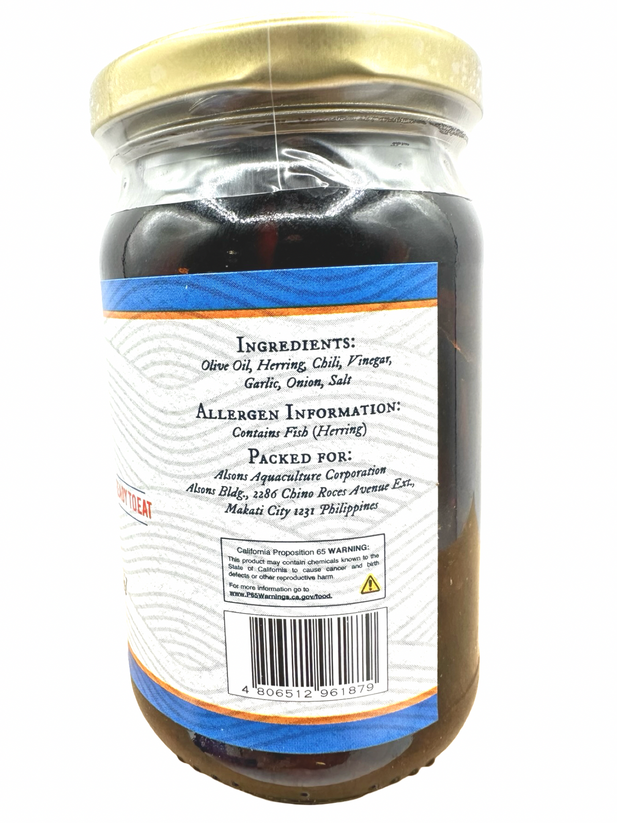 Sarangani Bay -  Gourmet Tuyo in Olive Oil - Spicy - 220g