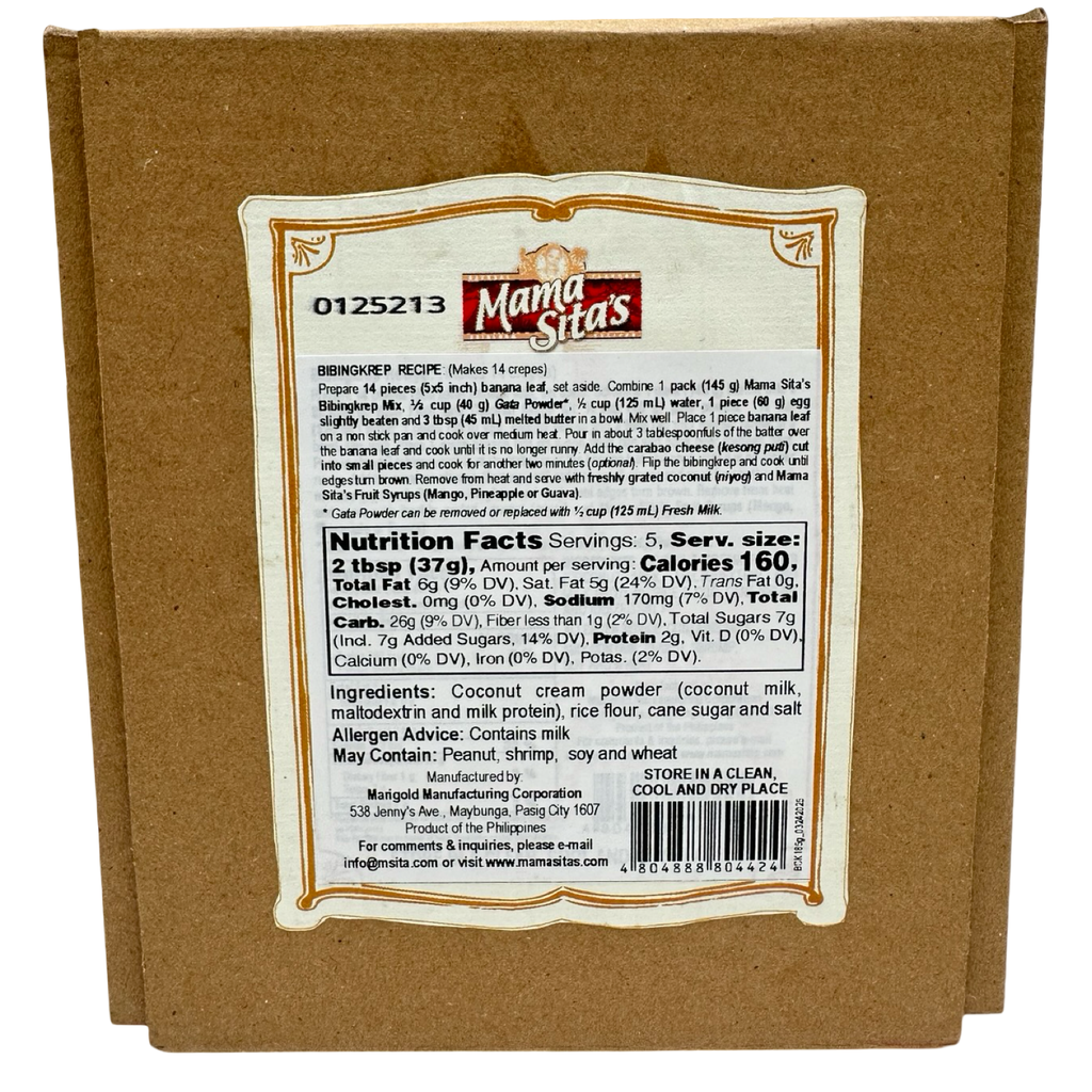 Mama Sita's - Bibingkrep Kit - 180 G