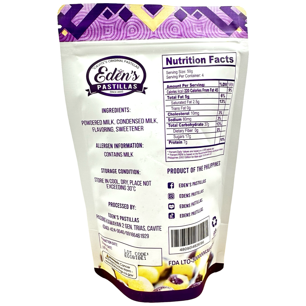 Eden - Pastillas - Ube & Cheese - 200 G