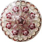 Philippines Christmas Capiz Parol Lantern Star (Tala) - Red/ White- Size 24" / 2 KG / 110 V (ACTala18)
