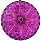 Philippines Christmas Capiz Parol Lantern Star (Tala) - PURPLE ONLY LED Show - Size 24" / 2 KG / 110 V (ACTala20)