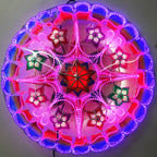 Philippines Christmas Capiz Parol Lantern Star (Tala) - Purple/ Red/ Blue- Size 24" / 2 KG / 110 V (ACTala29)