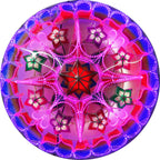 Philippines Christmas Capiz Parol Lantern Star (Tala) - Purple/ Red/ Blue- Size 24" / 2 KG / 110 V (ACTala29)