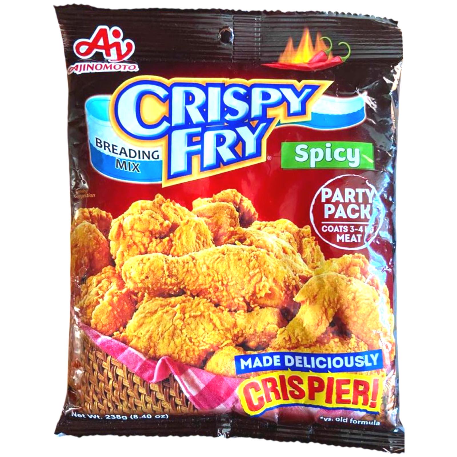 Ajinomoto - Crispy Fry Breading Mix - Spicy - PARTY PACK - 238 G