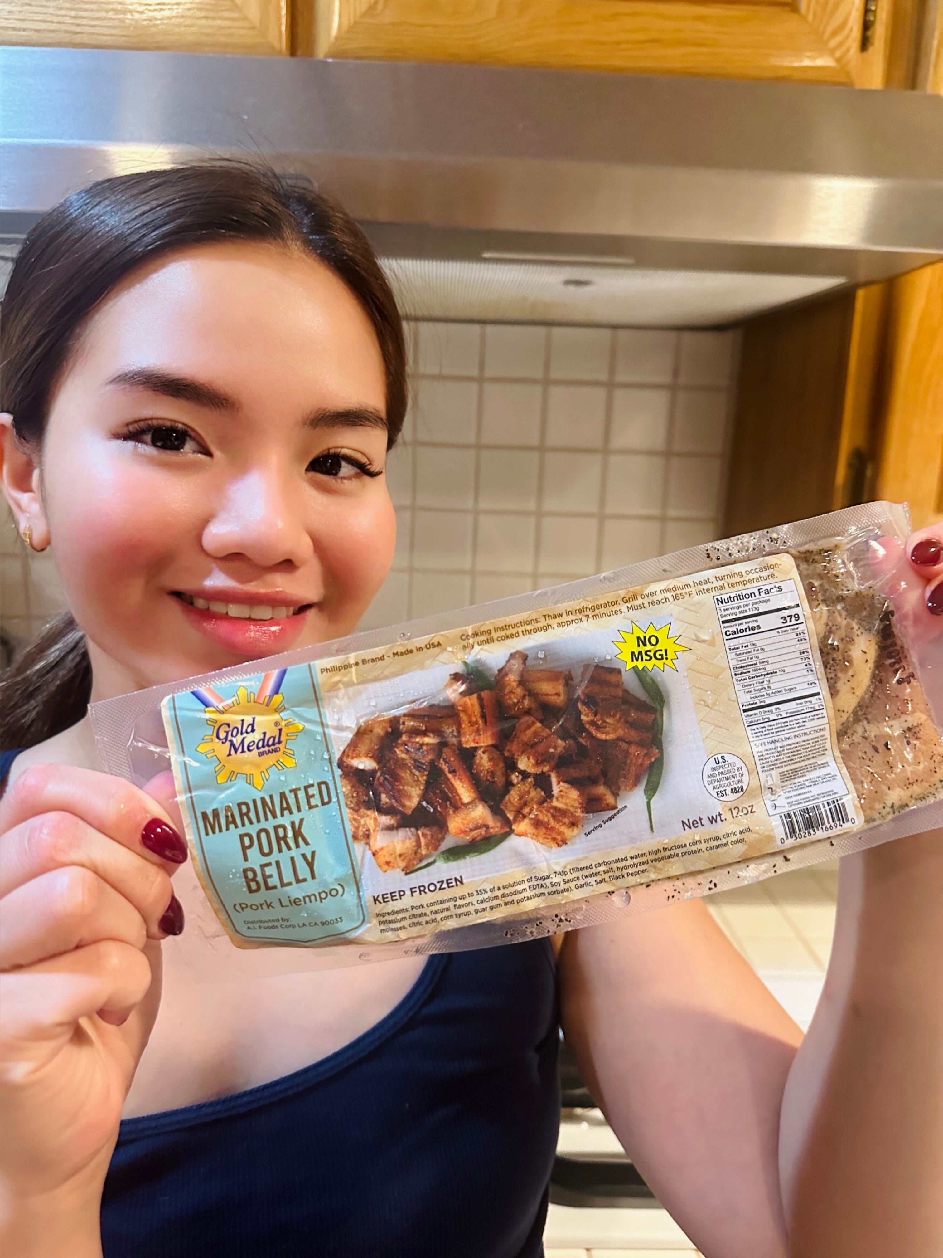 Gold Medal - Pork Belly (Pork Liempo) - Marinated - Ready To Grill - 12 OZ