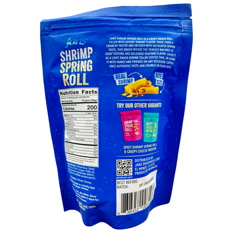 Jans - Spring Roll - Shrimp Original Flavor - 5.29 oz (150g)