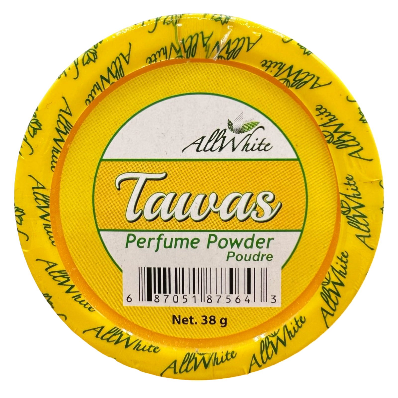All White Tawas Powder w/ Perfume (Yellow) 36g