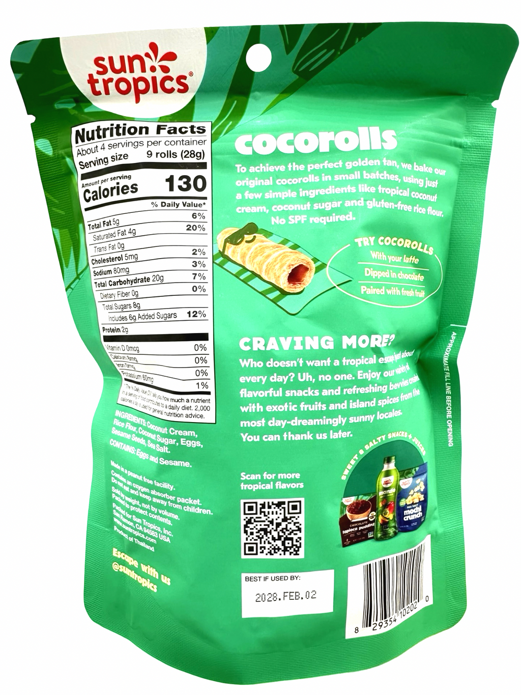 Suntropics - Coco Rolls Original - 4oz