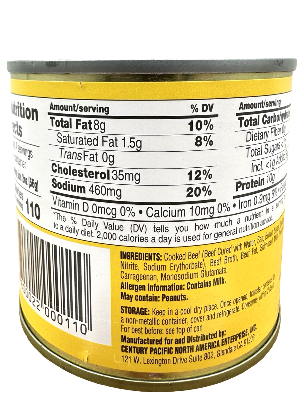 Argentina Corned Beef (Long Shreds) YELLOW - 8.8 Oz