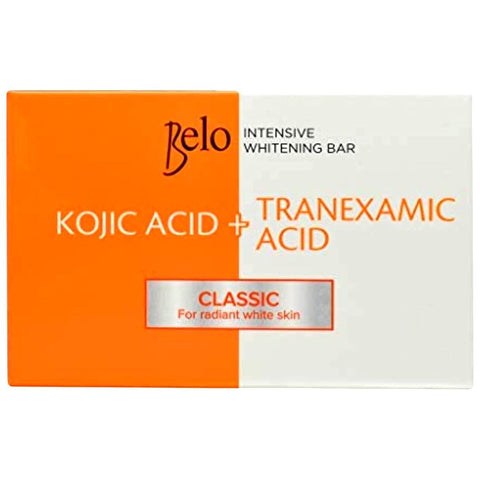 Belo - Intensive Whitening Bar - Kojic Acid + Tranexamic Acid - Classic - 65 G