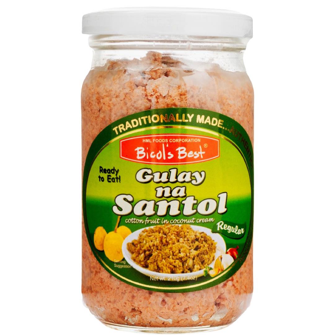 Bicol's Best - Gulay na Santol (Sinantolan) - Cotton Fruit in Coconut Cream (Regular) - Ready To Eat - 210 G