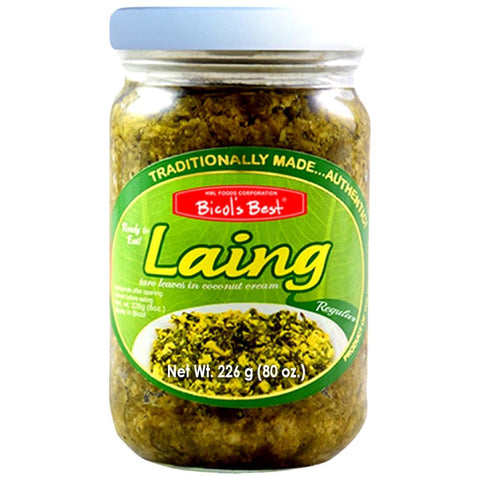 Bicol's Best - Laing - Taro Leaves in Coconut Cream - 226 G