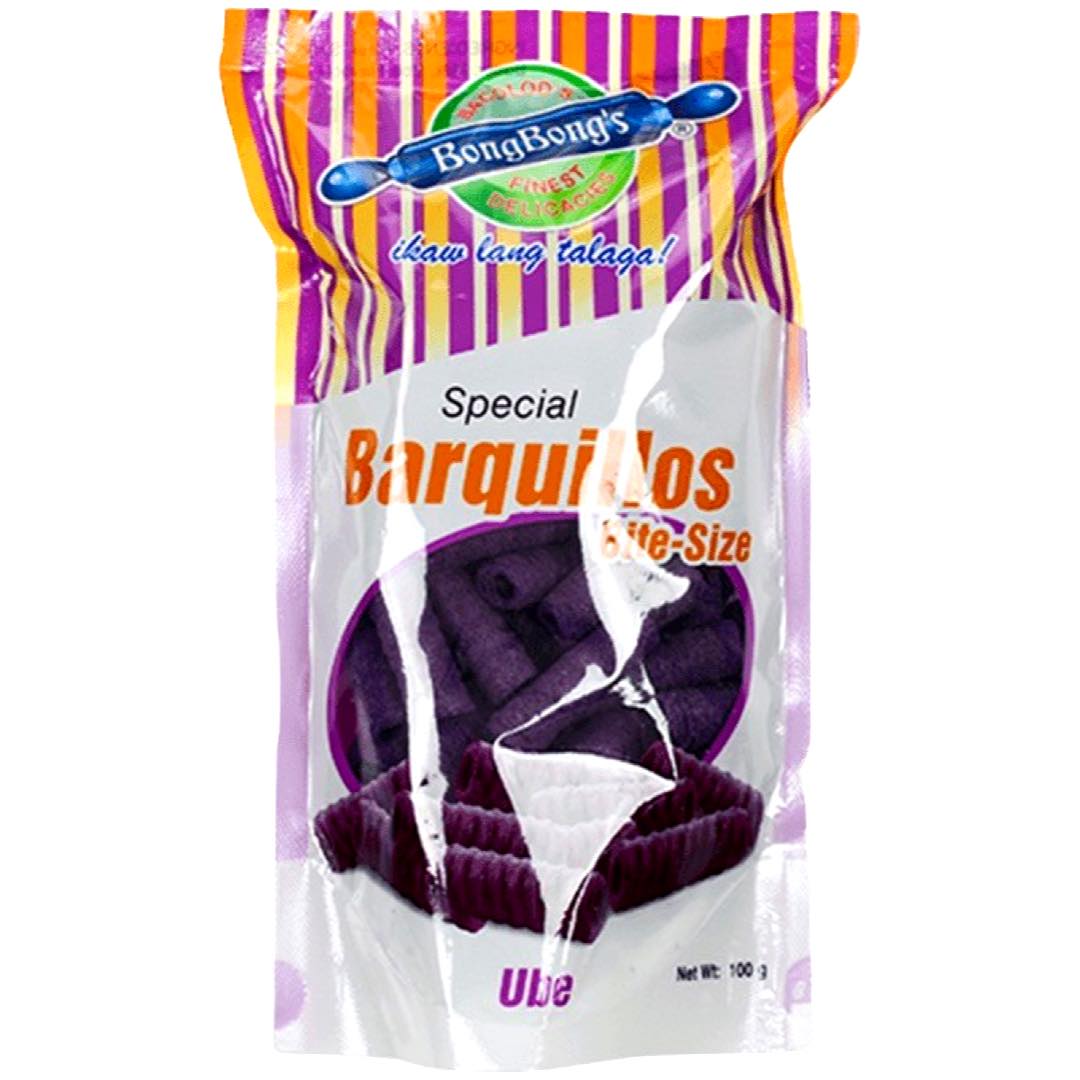 BongBong's - Special Barquillos - Bite Size - UBE - 100 G