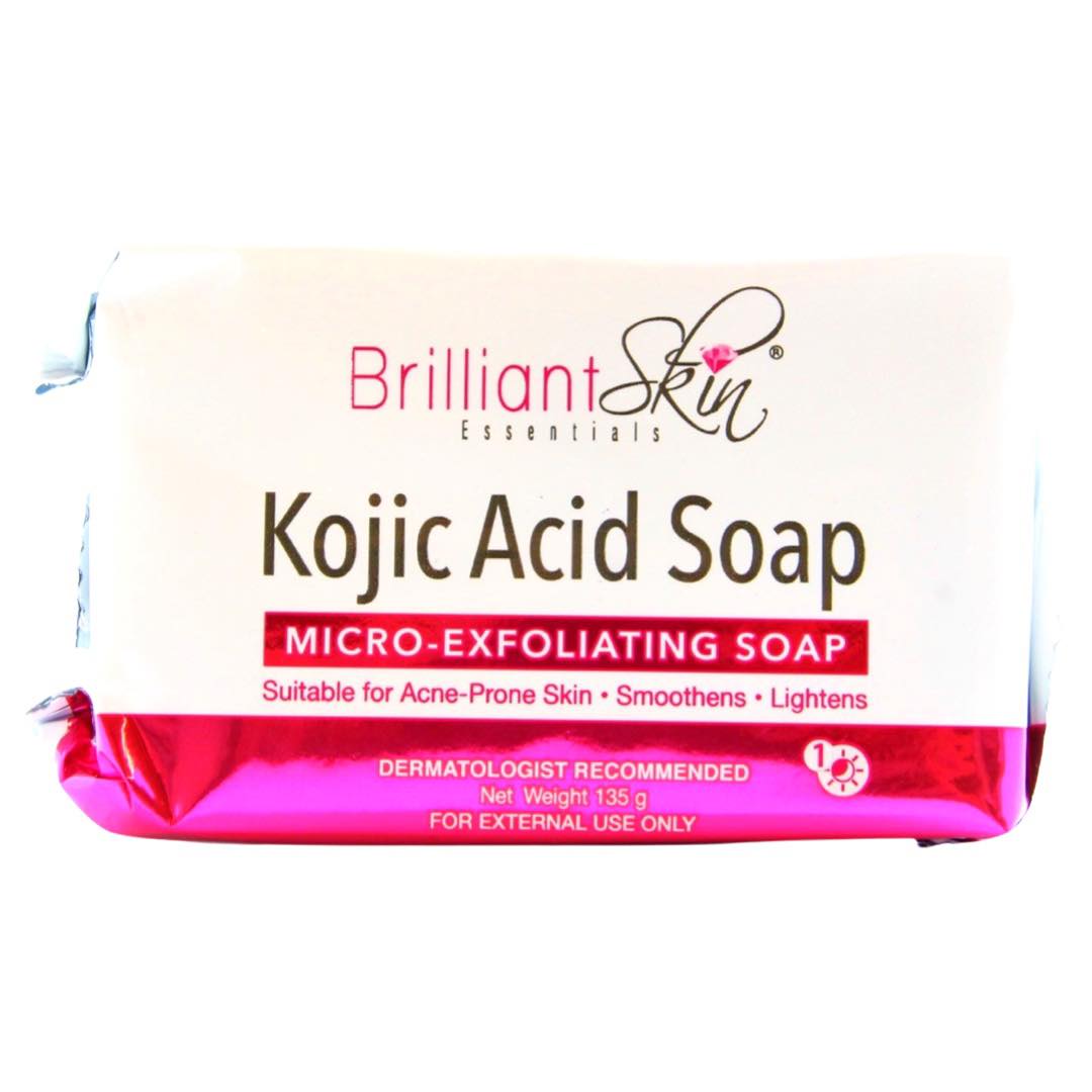 Brilliant Skin Essentials - Kojic Acid Soap - Micro Exfoliating Soap - 135 G