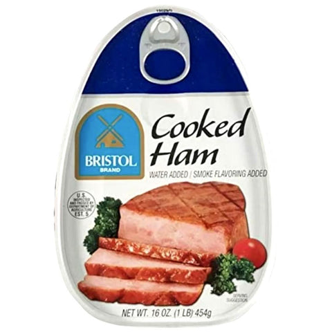 Bristol Brand - Cooked Ham - 16 OZ