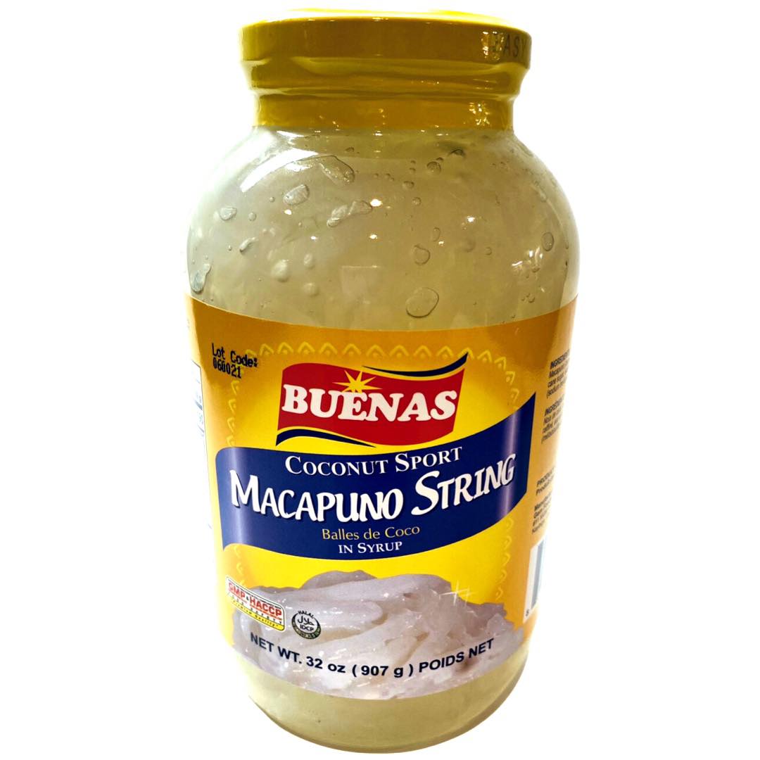 Buenas - Coconut Sport - Macapuno String in Syrup - 32 OZ