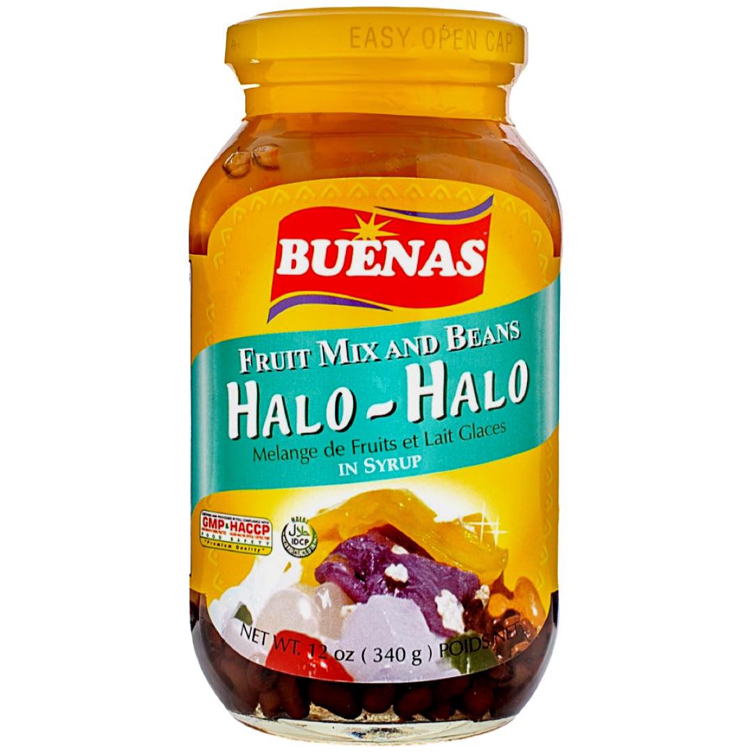 Buenas - Halo - Halo - Fruit Mix and Beans in Syrup - 12 OZ