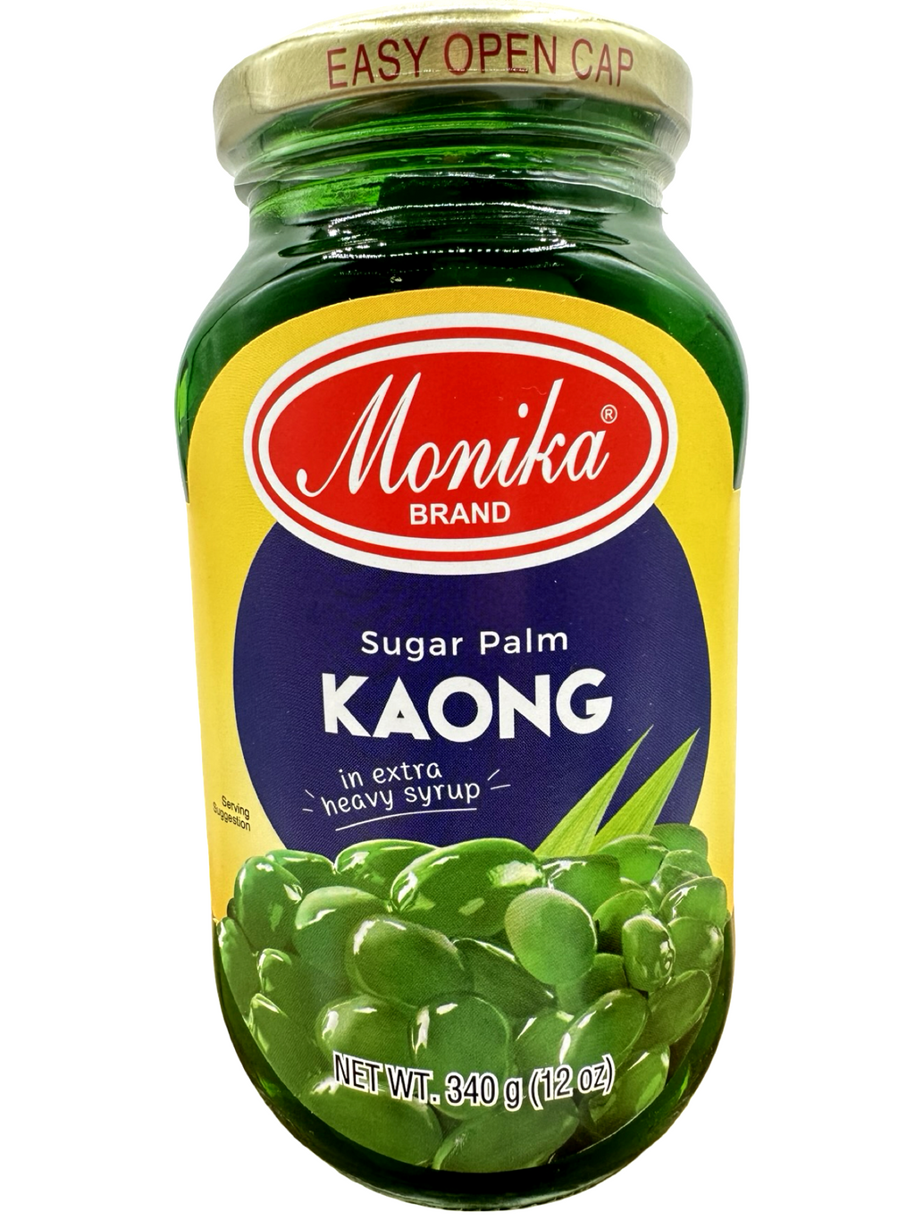 Monika Brand - Green - Sugar Palm - Kaong in Extra Heavy Syrup - 12oz