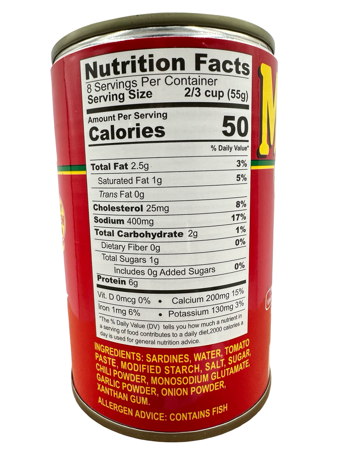 Mega Sardines in Tomato Sauce - Hot (RED) -425 G