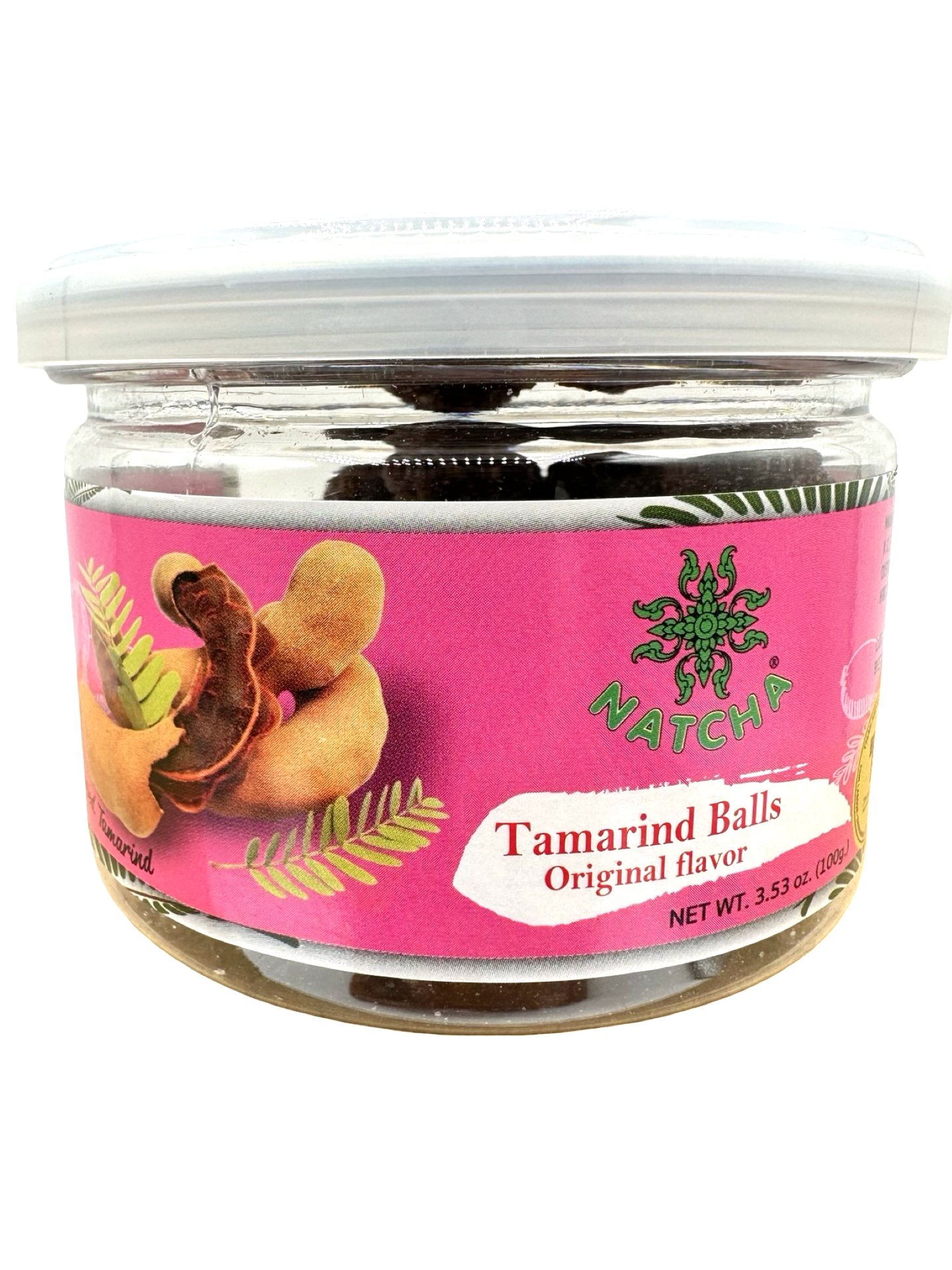 Natcha - Dried Tamarind Ball  - Original - 3.53oz (100g)