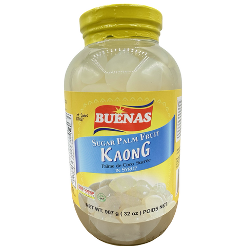 Buenas - Sugar Palm Fruit in Syrup - Kaong - White - 32 OZ