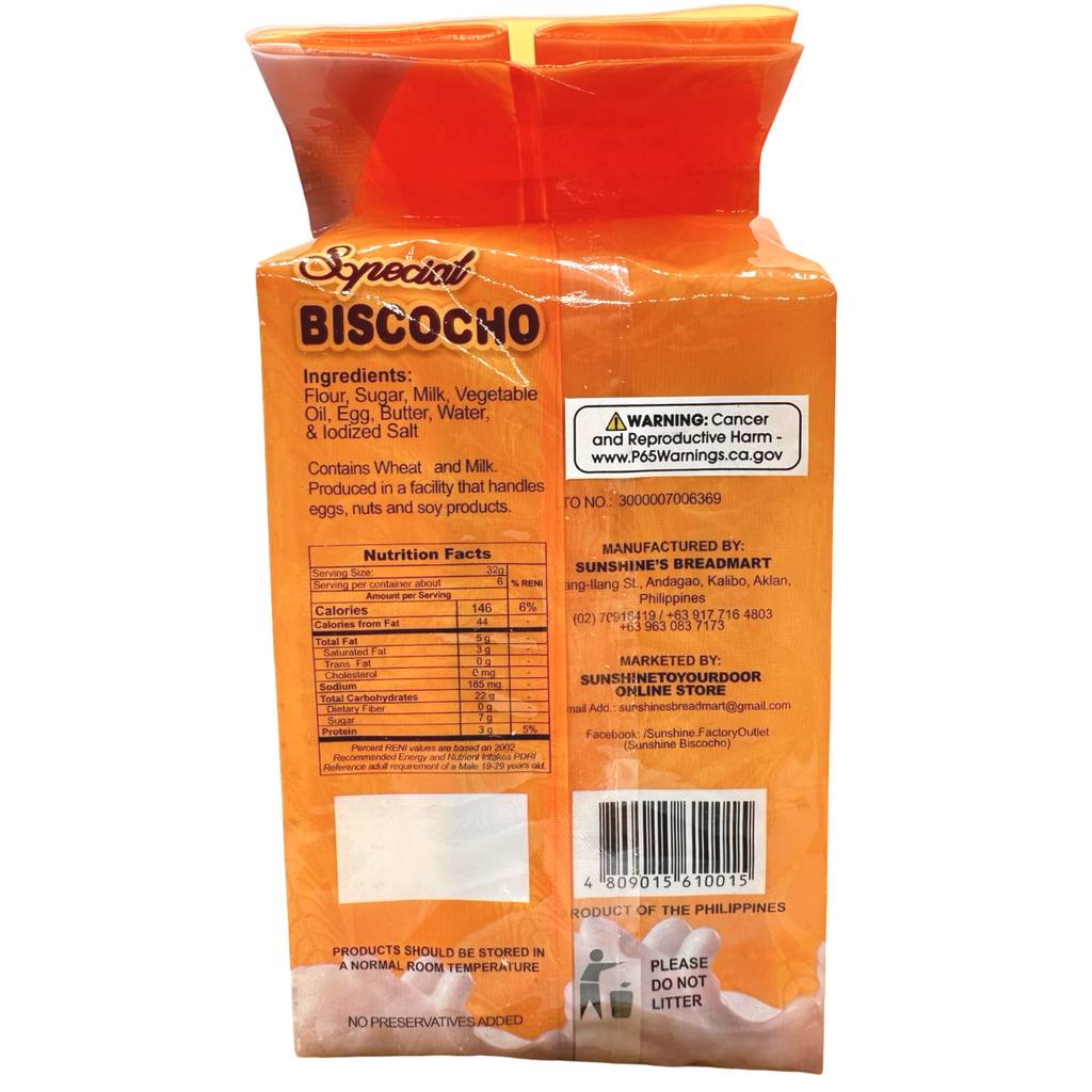 Sunshine's Breadmart - Special Biscocho - 200 G