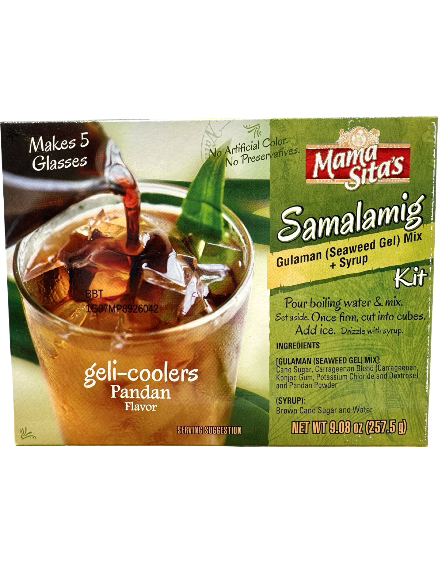 Mama Sita's Samalamig Kit - Brown Cane Sugar Mix+Syrup - 257.5g
