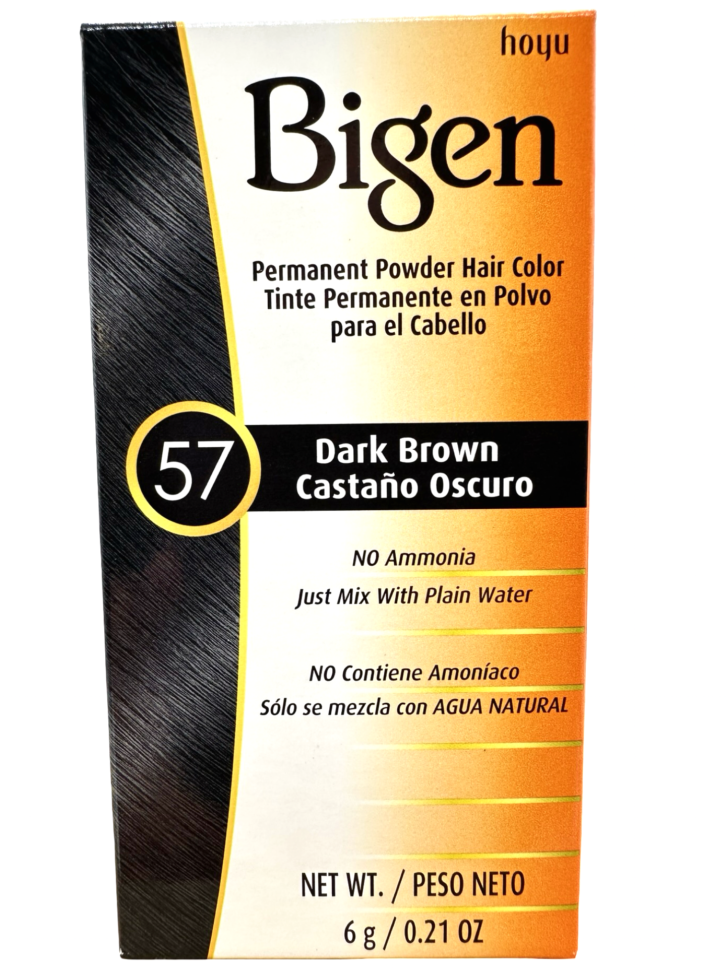 Bigen Permanent Powder Hair Color - Dark Brown 6g