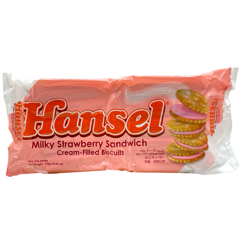 Rebisco - Hansel Strawberry Sandwich - 10 Pack