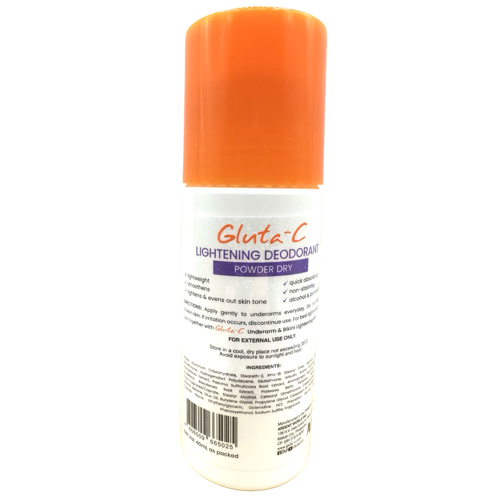 Gluta-C - Intense Lightening - Deodorant Powder Dry Roll-On (Purple) - 40 ML