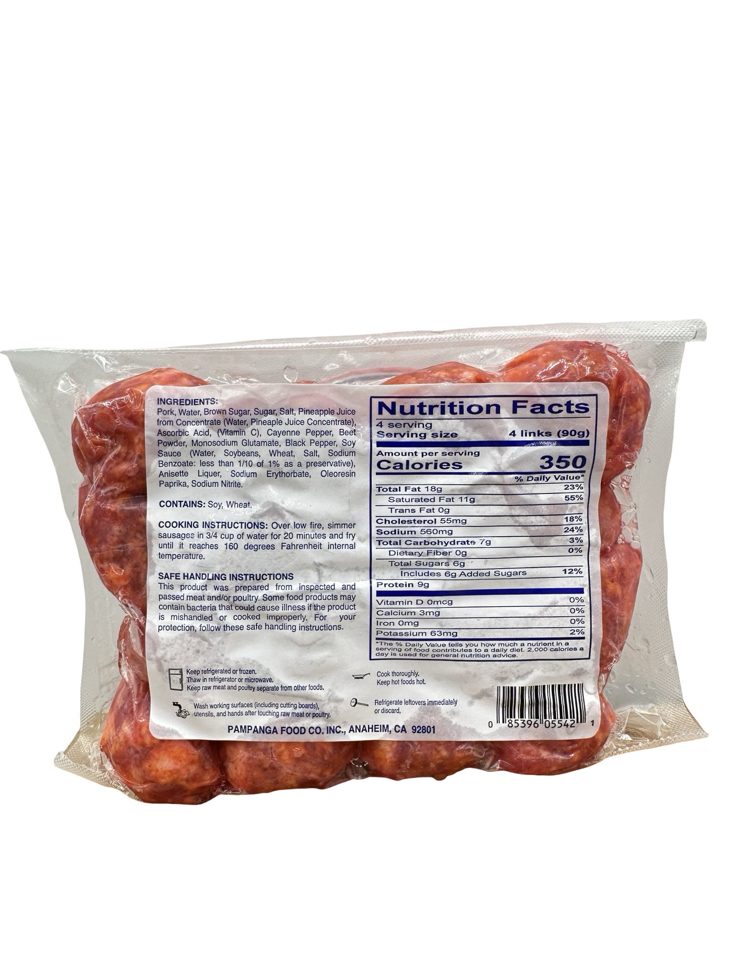 Pampanga - Chorizo De Cebu (Spicy)- 12oz