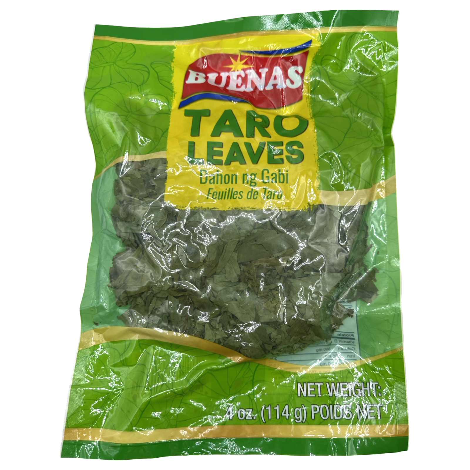 Buenas - Dried Taro Leaves -  114g